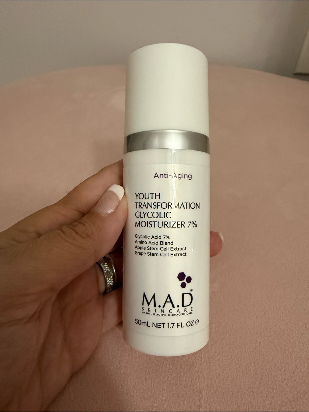 M.A.D. Skincare Youth Transformation Glycolic Moisturizer 7% - new